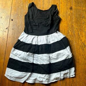 Black-and-white dress